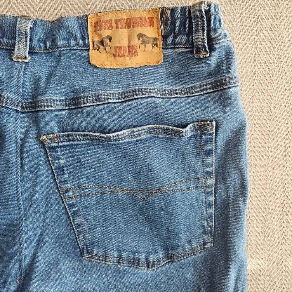 Ross Thompson Jeans Men's Size 40WX30L Light Wash Denim Pants Straight Cut - Picture 5 of 15